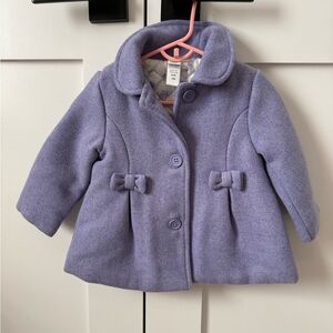 Little Me Light Purple Quilted Jacket Trim 18 Months